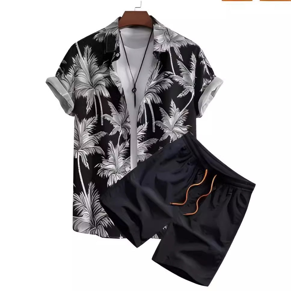 Hawaiian Shirt and Shorts Set