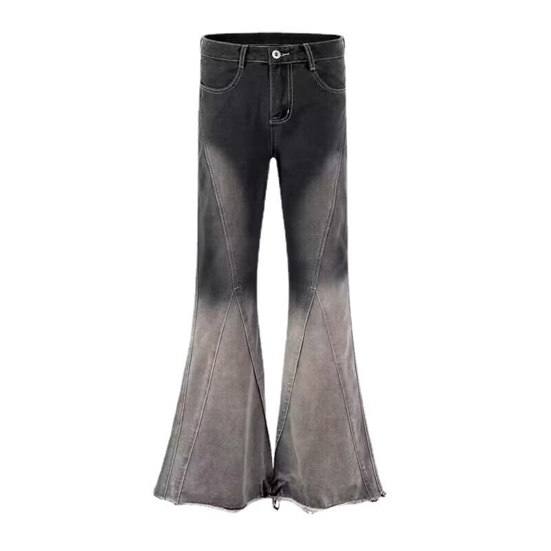 High Street Black-Gray Gradient Jeans